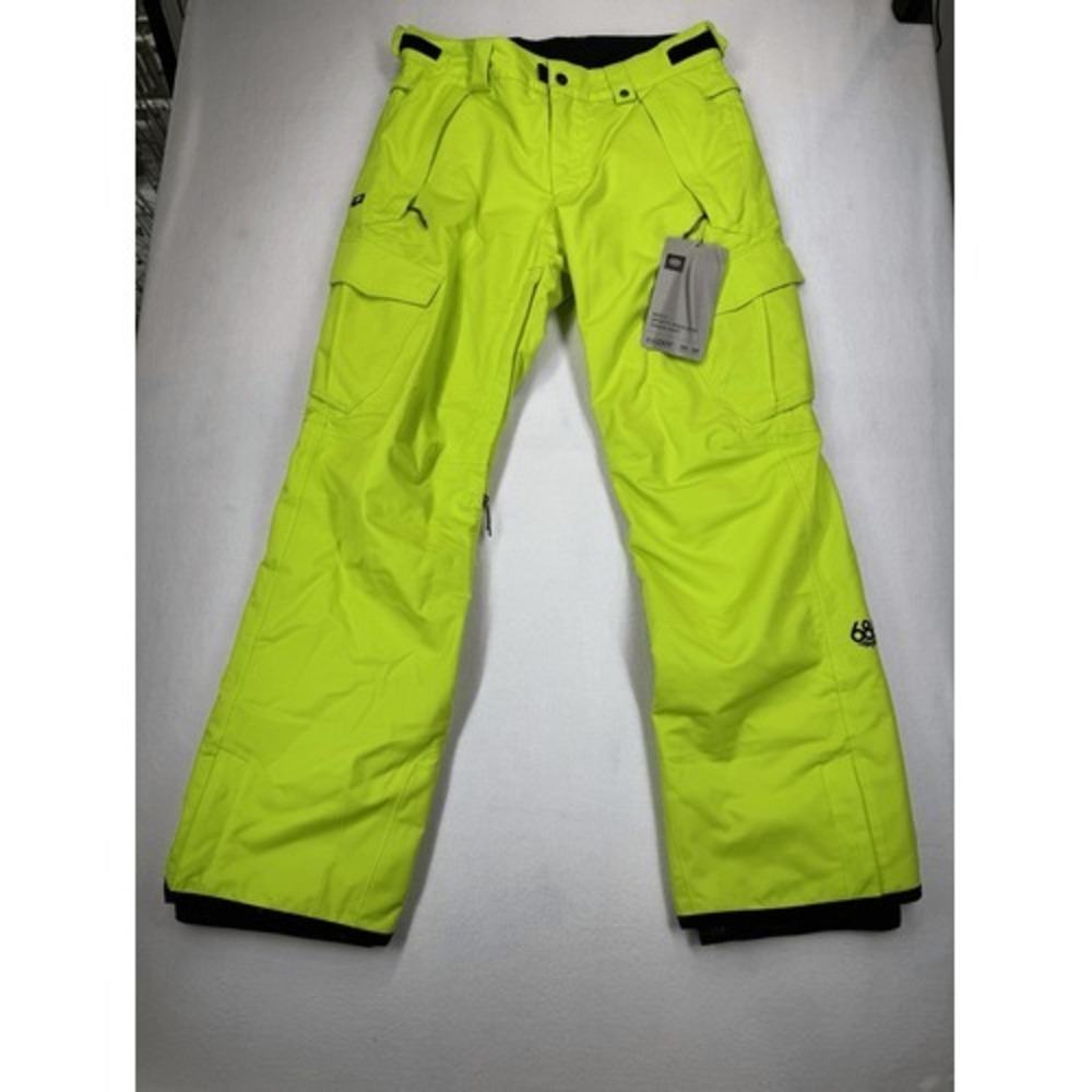 686 Men's Infinity Cargo Pants Lime NWT Size XXL - *read / See Photos